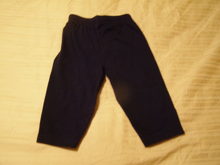 Kid Connection Blue Cotton Pants 12 months