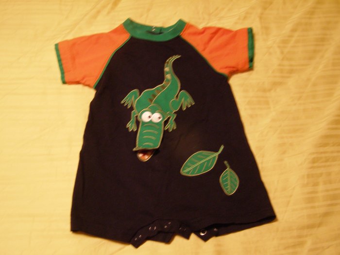 Okie Dokie Crocodile Onesie 12 months