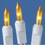 Roman Christmas Lights 50 Gold Mini Lights