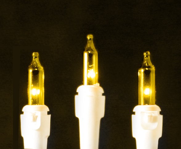 Roman Christmas Lights 50 Yellow Mini Lights