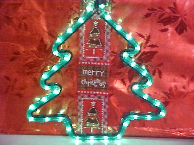 Rope Lighting Tree Sculpture