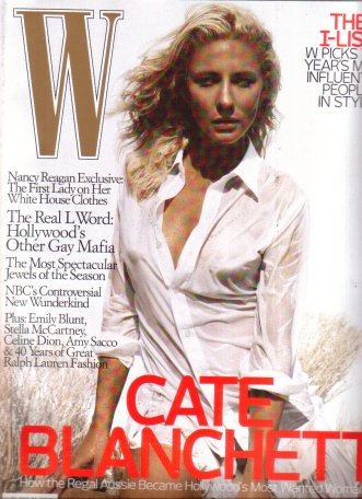 Cate Blanchett W Magazine 10/07 Thick issue NR
