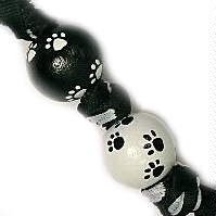 Adorable Handpainted Puppy Dog Love Paws Keychain