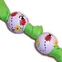 Ladybug Handpainted Keychain