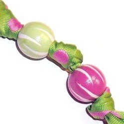 Trendy Pink & Green Zebra
