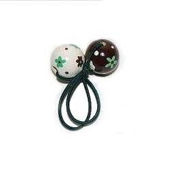 Hand-painted Dainty Flowers Pony tail Holder