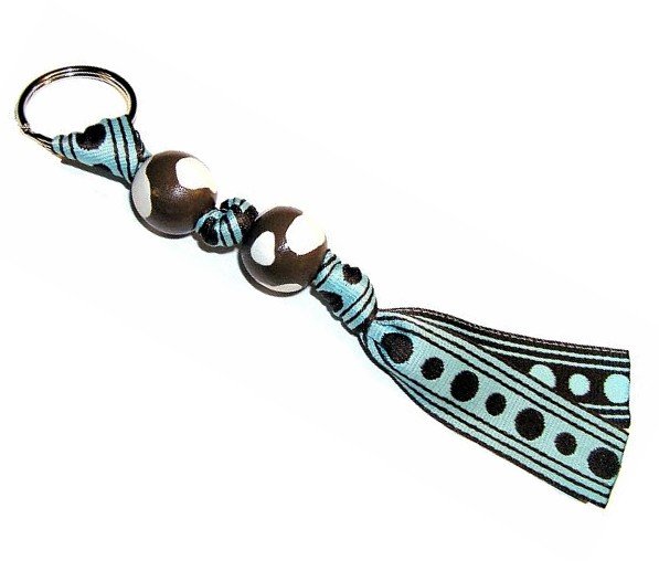 Handpainted Pinto Pony Keychain