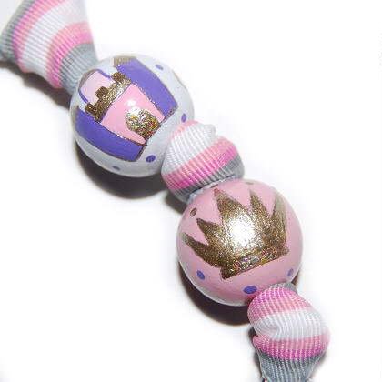 Handpainted Pretty As a Princess Sparkle Keychain