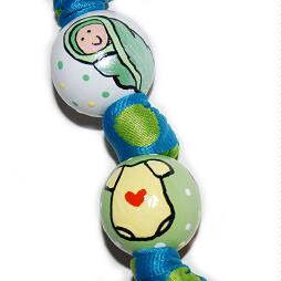 Baby Bundle of Joy Handpainted Keychain