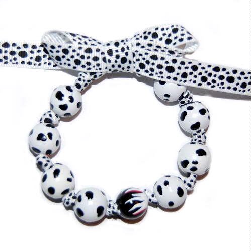101 Dalamtions Handpainted Bow Bracelet