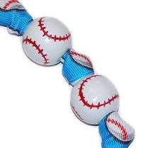 Handpainted Baseball Sports Keychain