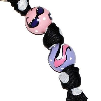 Handpainted High Fashion Shoes, Purses & Hats Keychain