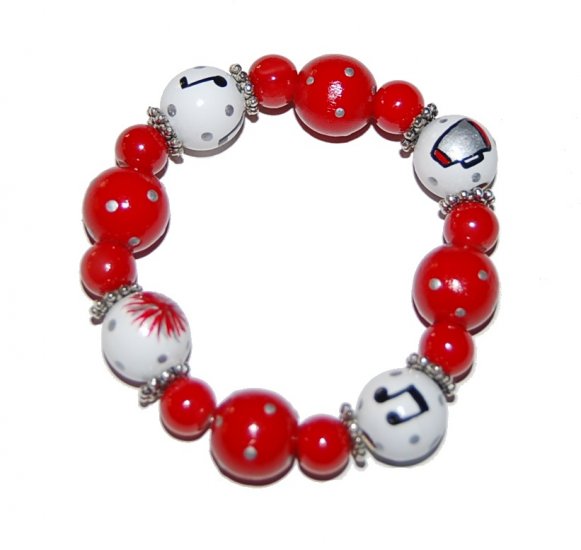 Handpainted High School Musical Stretch Bracelet