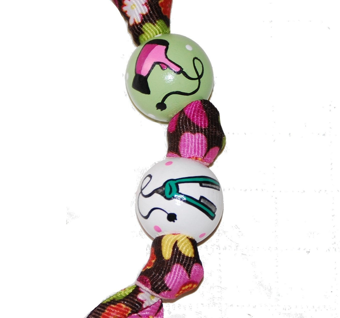 Hairdresser Salon Stylist Handpainted Keychain