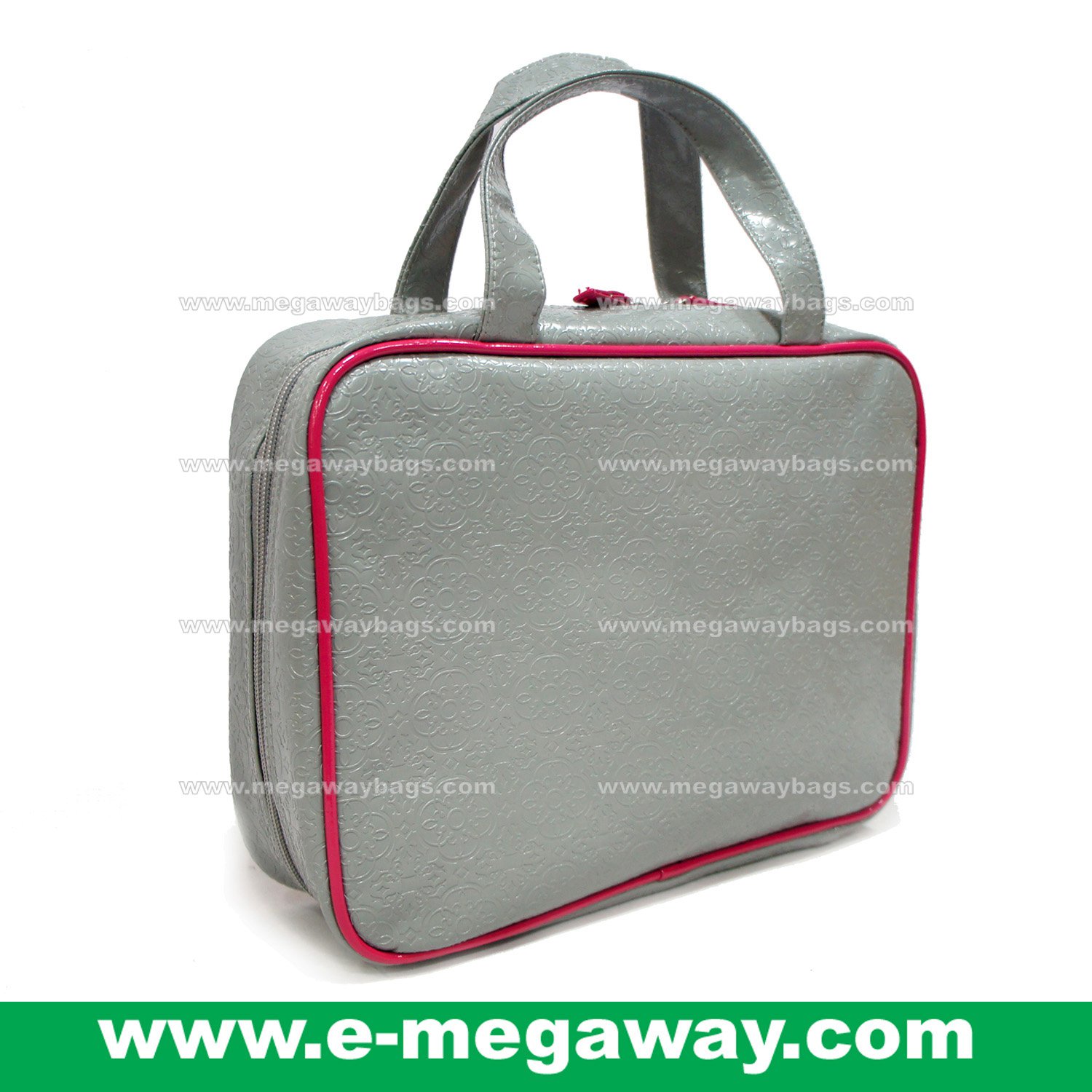 Designers Unique Emboss PVC Beauty Cosmetic Make Up Bags Pouch Purse MegawayBags #CC-0042B