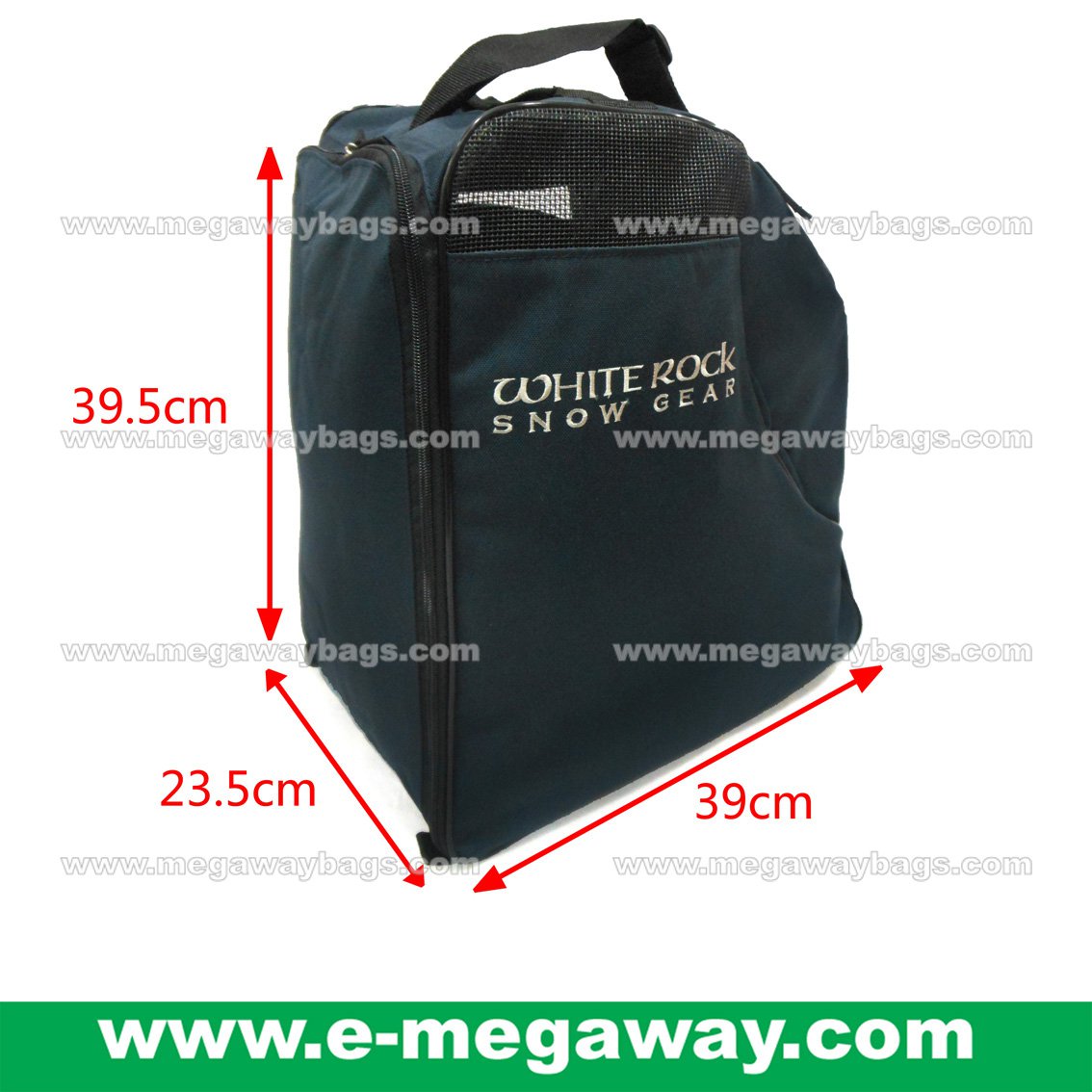 White Rock Ski Snow Boots Hockey Floor balls Cricket Skate Shoe Bag MegawayBags #CC-1039