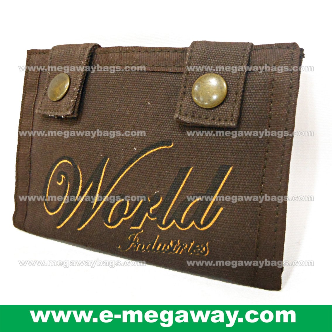 Unisex Purses Wallet w Studs Loop Coins Zip Pouch Bank Cards Money MegawayBags #CC-1058