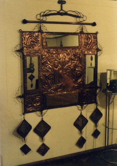 5'x'4 Embossed Copper Panel