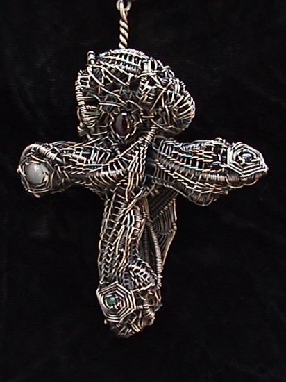 Woven Cross and Chain Back