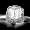 White Single Litecubes-Flashing LED Ice Cube Party Light