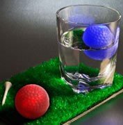 Rainbow Golf Ball Litecube-Glowing LED Ice Cube Party Light