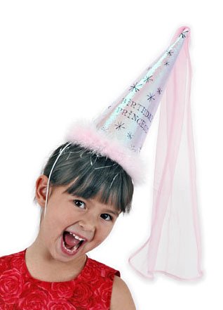 Fancy Pink Birthday Princess Cone