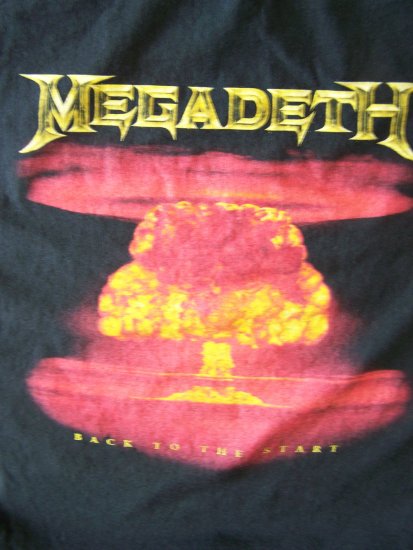 Megadeth 'Back to the Start' Concert T-Shirt Sz. 2x