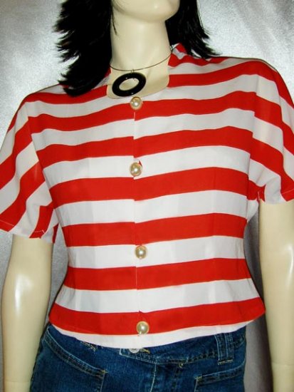 candy cane blouse