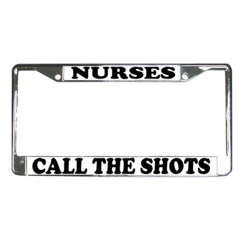 NURSES License Plate Frame Vehicle Heavy Duty Metal 12467264