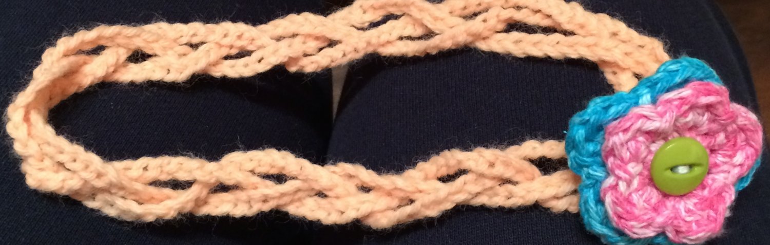 Flower Headband 0-6 months, 6-12 months, 12-18 months