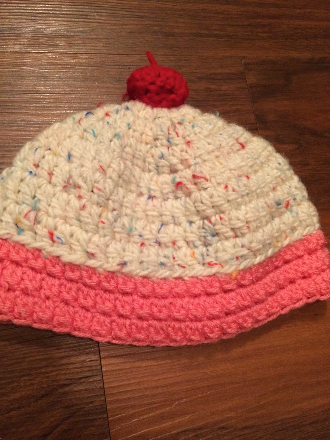 Birthday Cake Sundae Beanie: 12-18 months