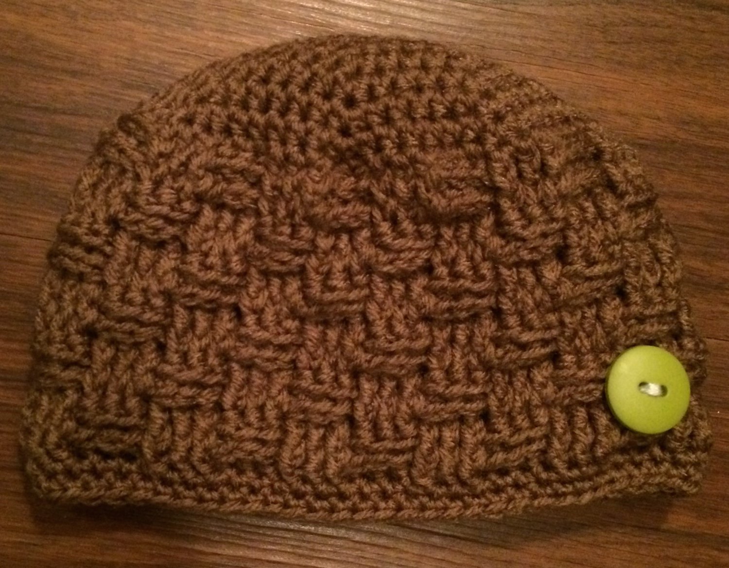 Basket Weave Beanie: Toddler Small, Toddler Medium, Toddler Large