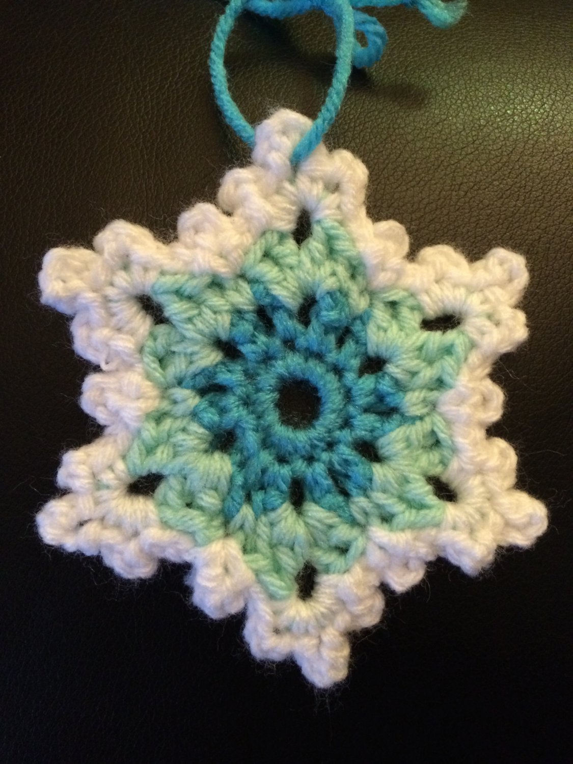 Icy Snowflake Ornaments: Set of 6