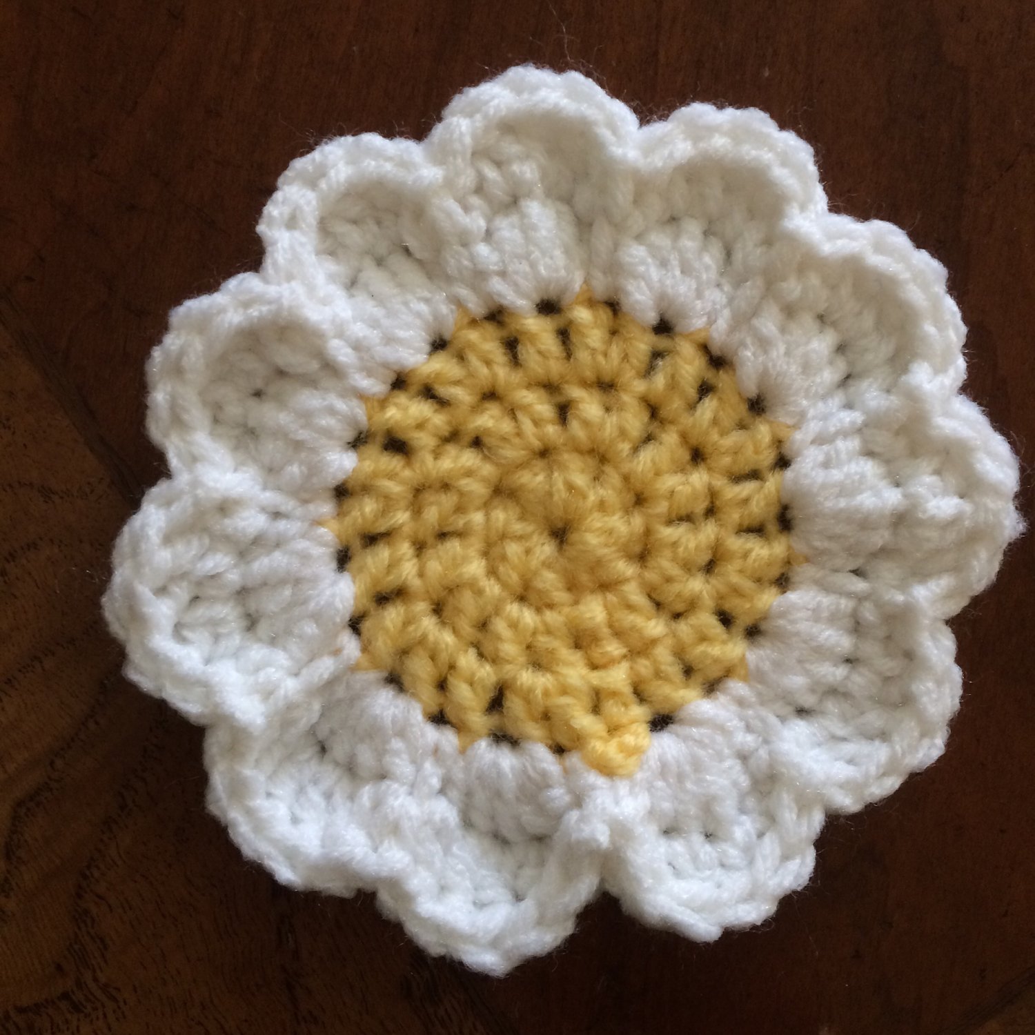 Sunshine Daisy Coasters: Set of 4