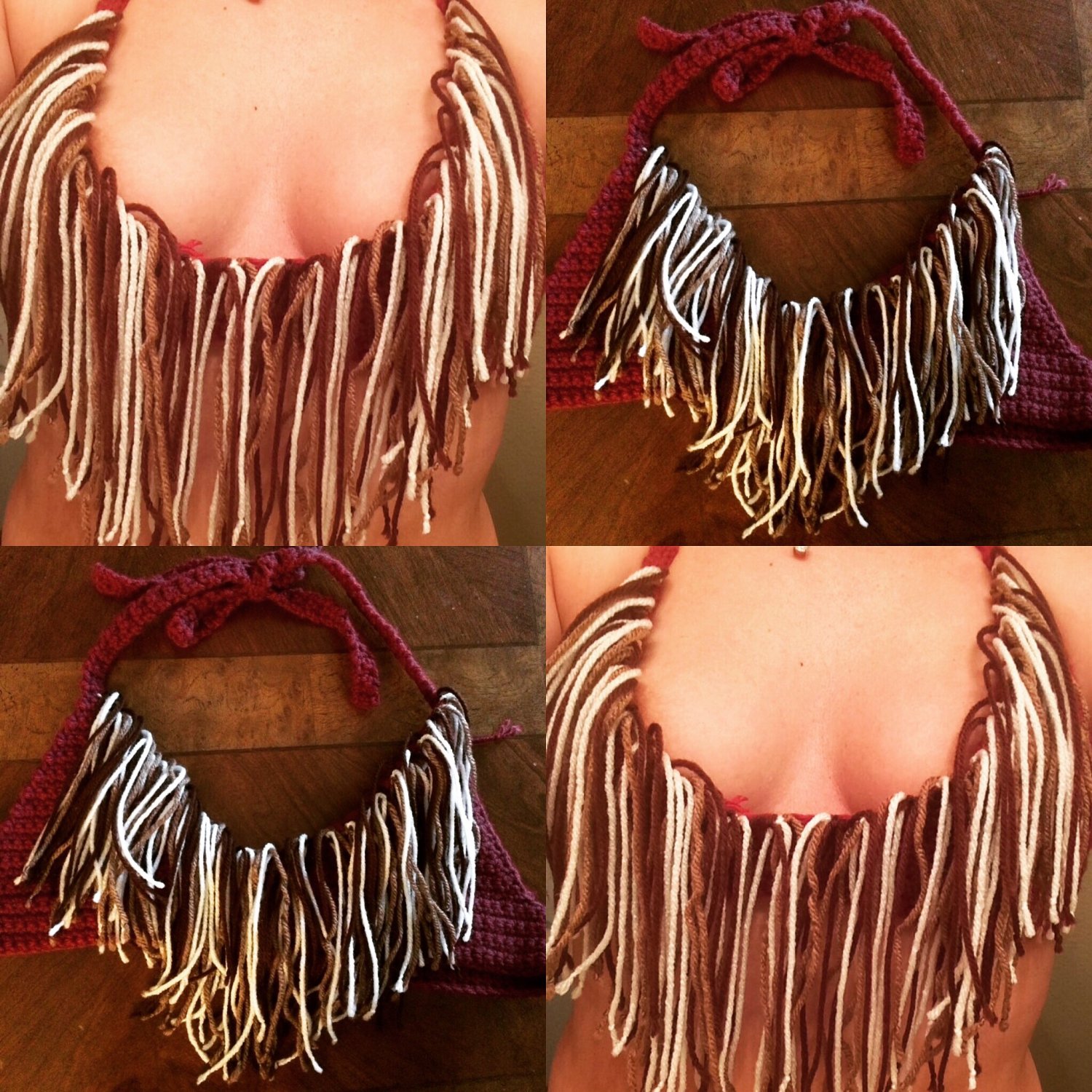 Multi Festival Fringe Top: Adult Small/Medium*
