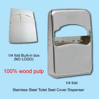 1/4 fold toilet seat cover dispensers
