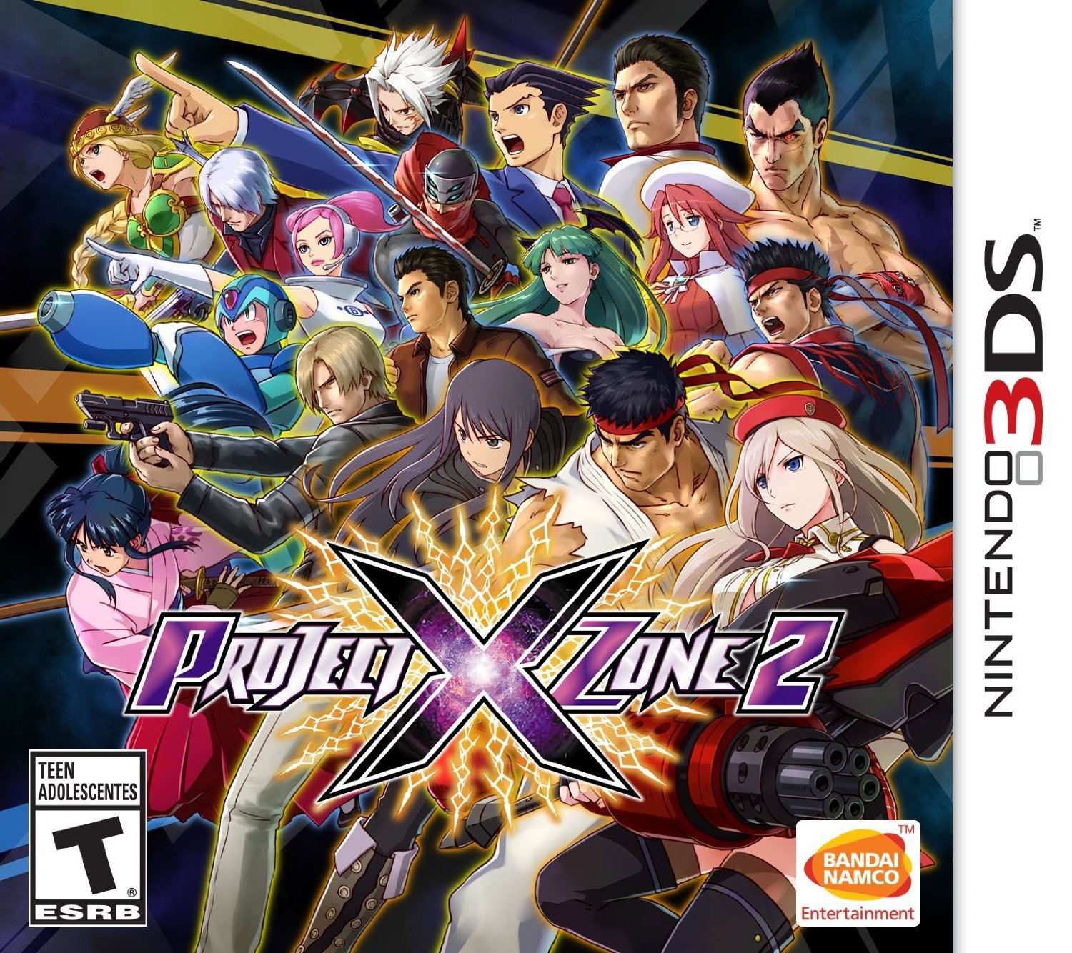 Project X Zone 2 3DS Physical Game Cartridge US