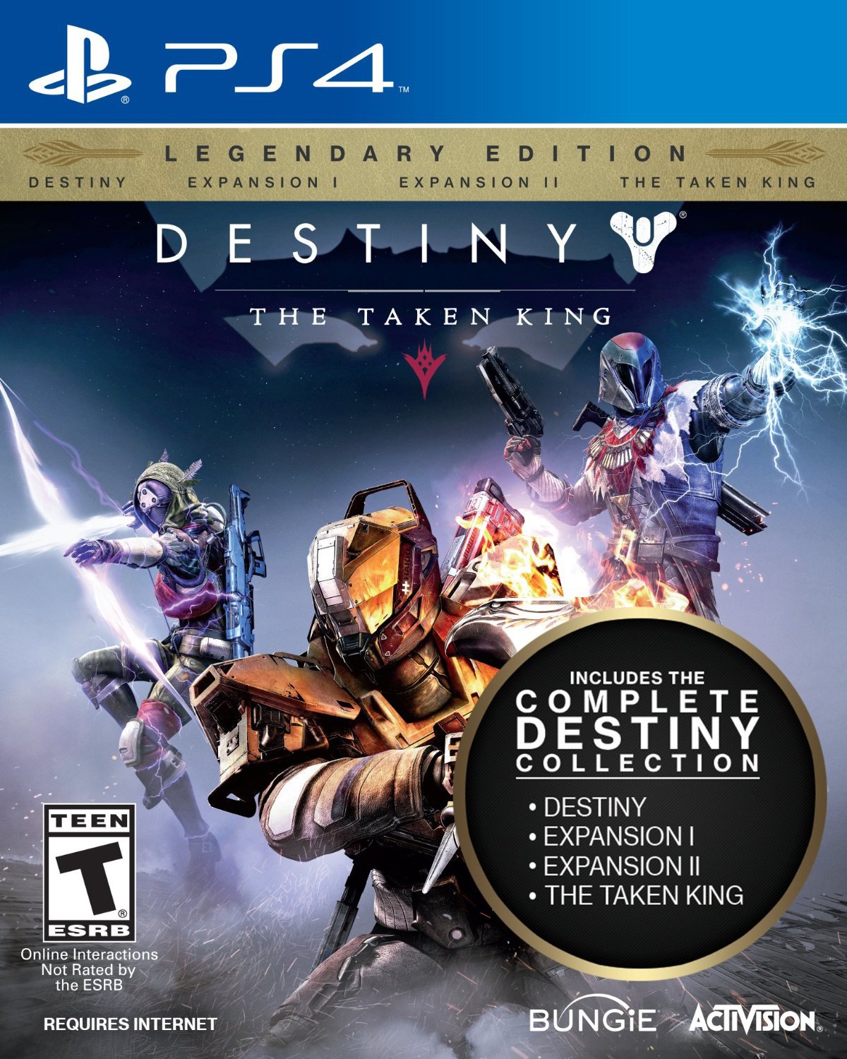 Destiny: The Taken King - Legendary Edition PS4 Physical Game Disc US