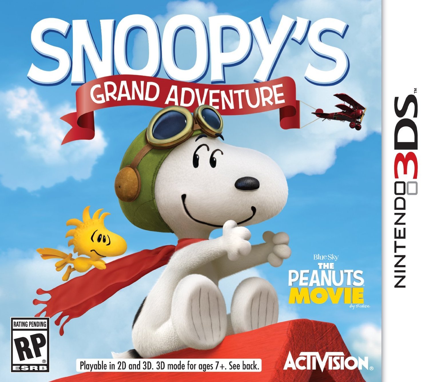 Snoopy's Grand Adventure 3DS Physical Game Cartridge US