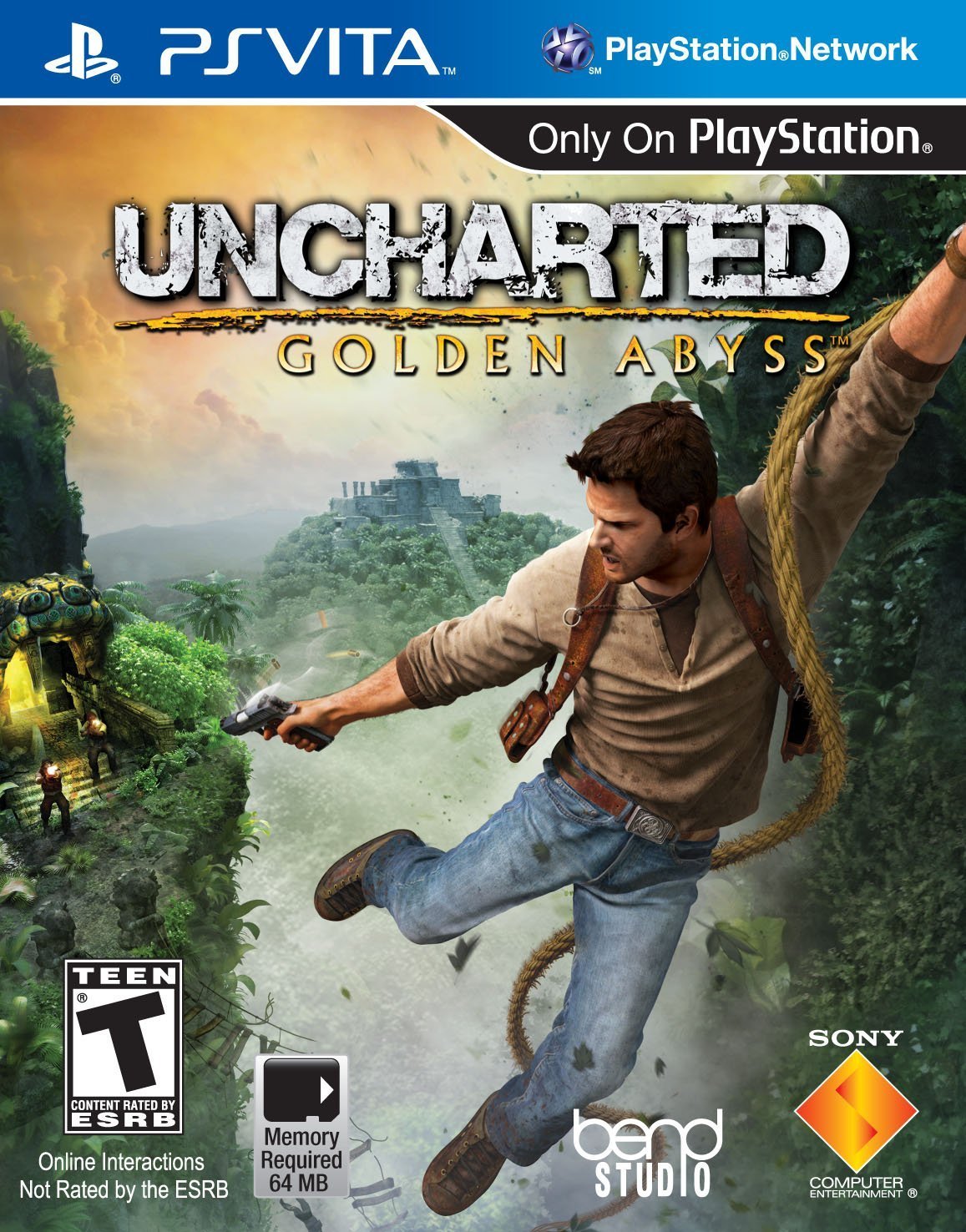 Uncharted: Golden Abyss PSVita Physical Game Cartridge US