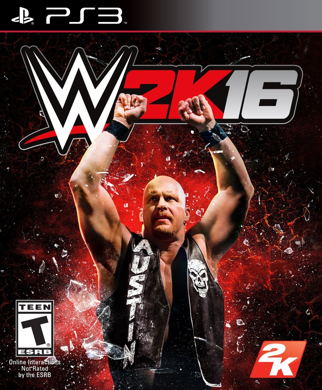 WWE 2K16 PS3 Physical Game Disc US