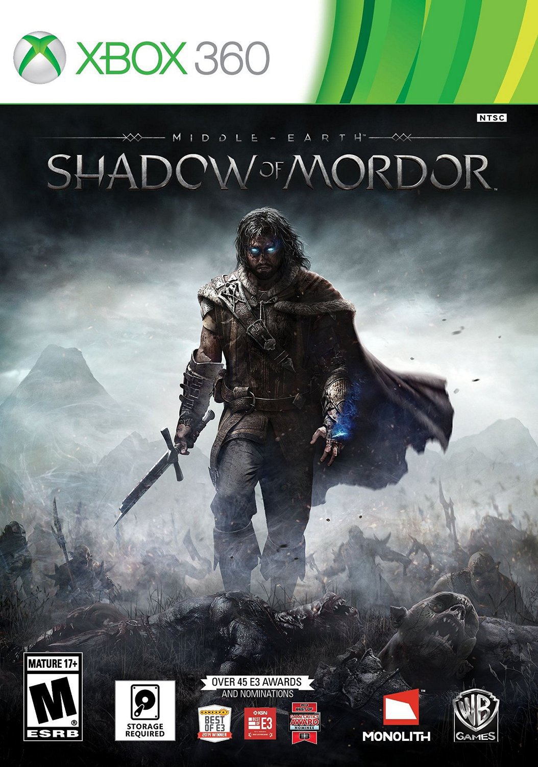 Middle Earth: Shadow of Mordor Xbox 360 Physical Game Disc US