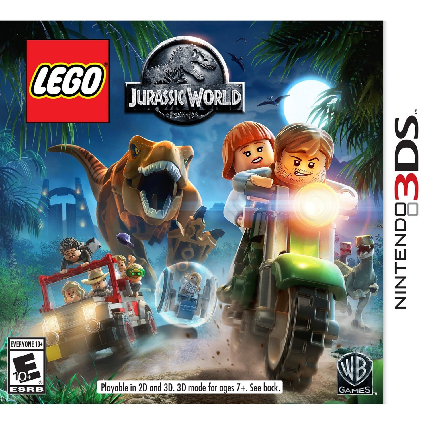 LEGO Jurassic World 3DS Physical Game Cartridge US