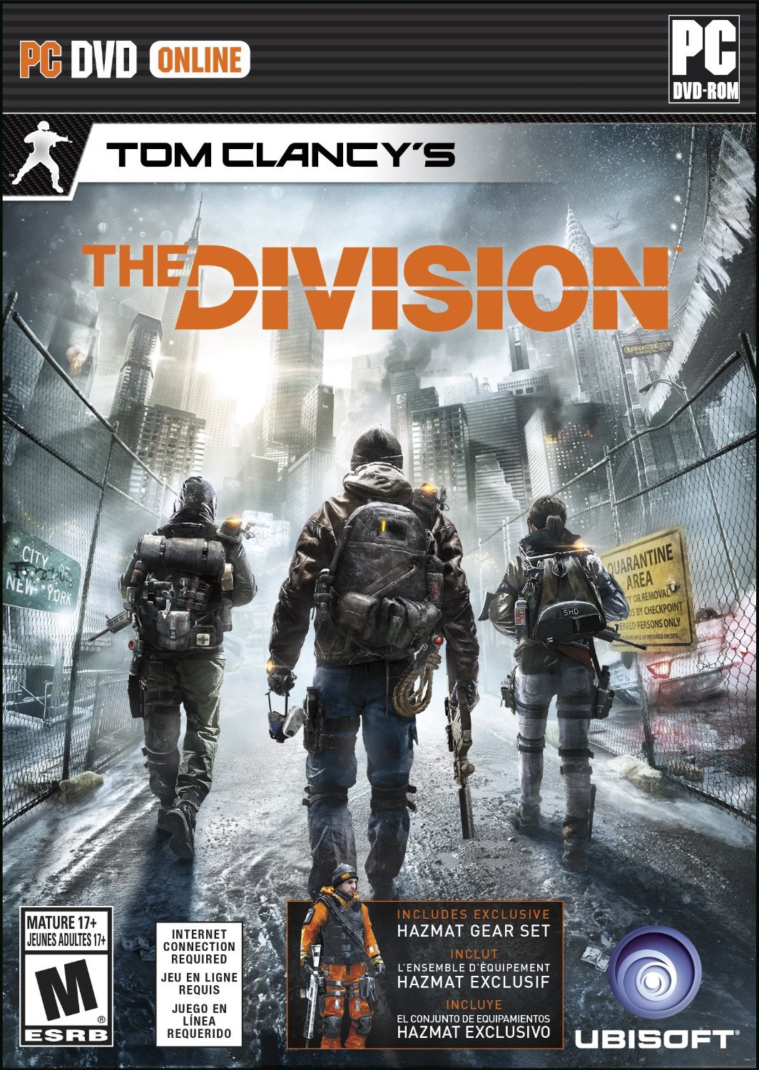 Tom Clancy's The Division Windows PC Physical Game Disc US