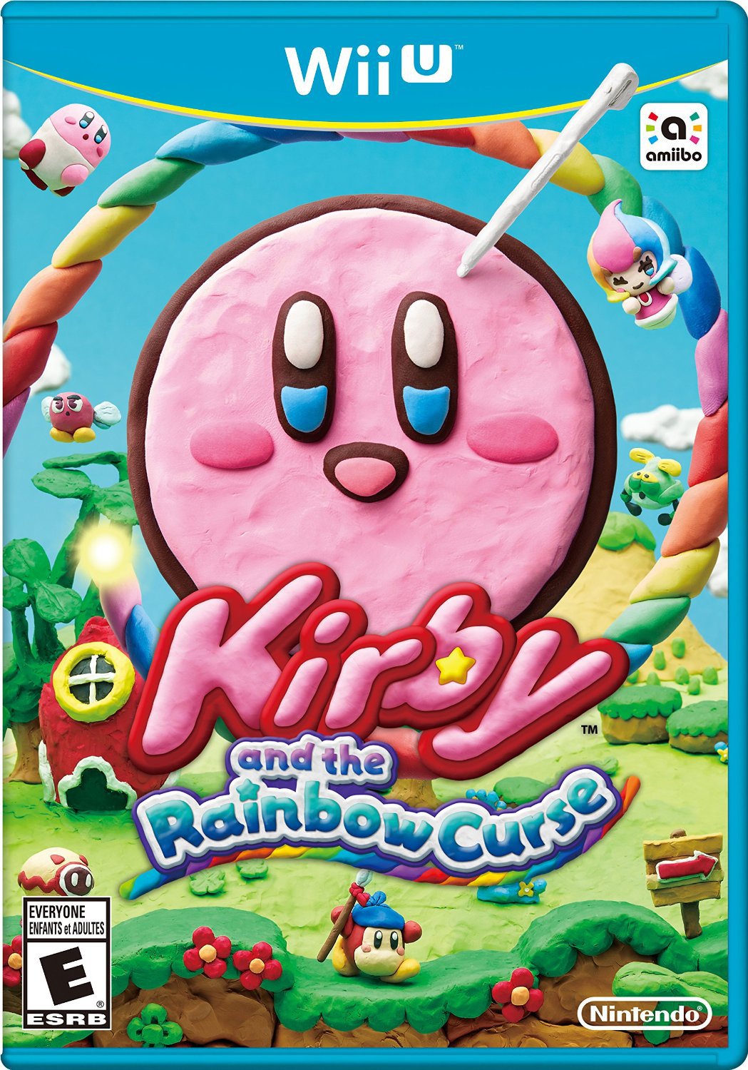 Kirby & The Rainbow Curse Wii U Physical Game Disc US