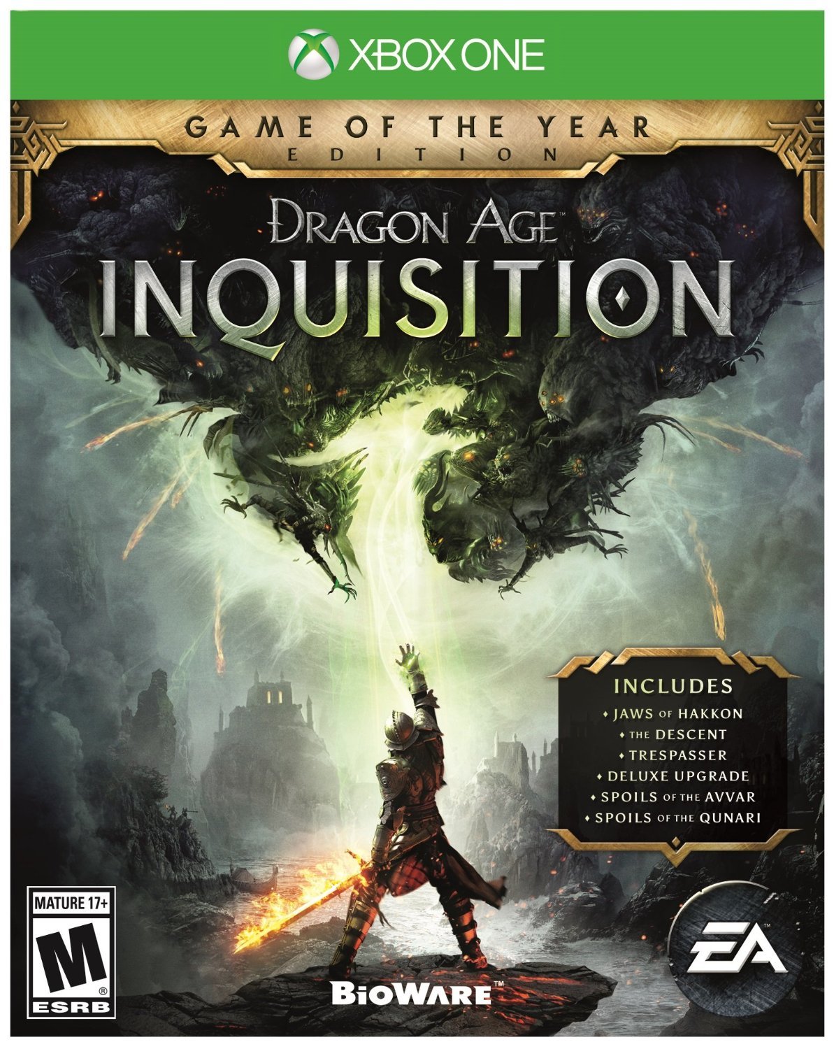 Dragon Age Inquisition - Game of the Year Edition Xbox One Physical Game Disc US