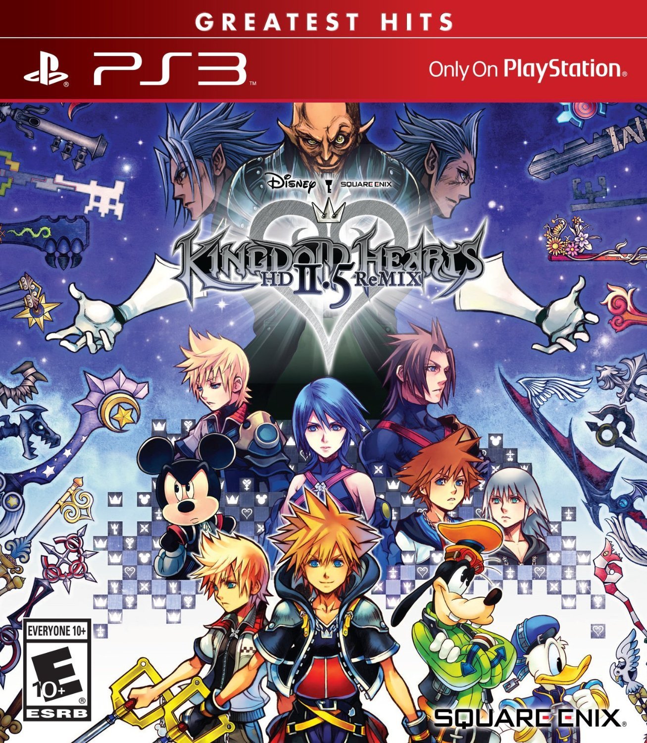 Kingdom Hearts HD 2.5 ReMIX PS3 Physical Game Disc US