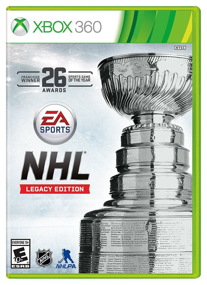NHL Legacy Edition Xbox 360 Physical Game Disc US