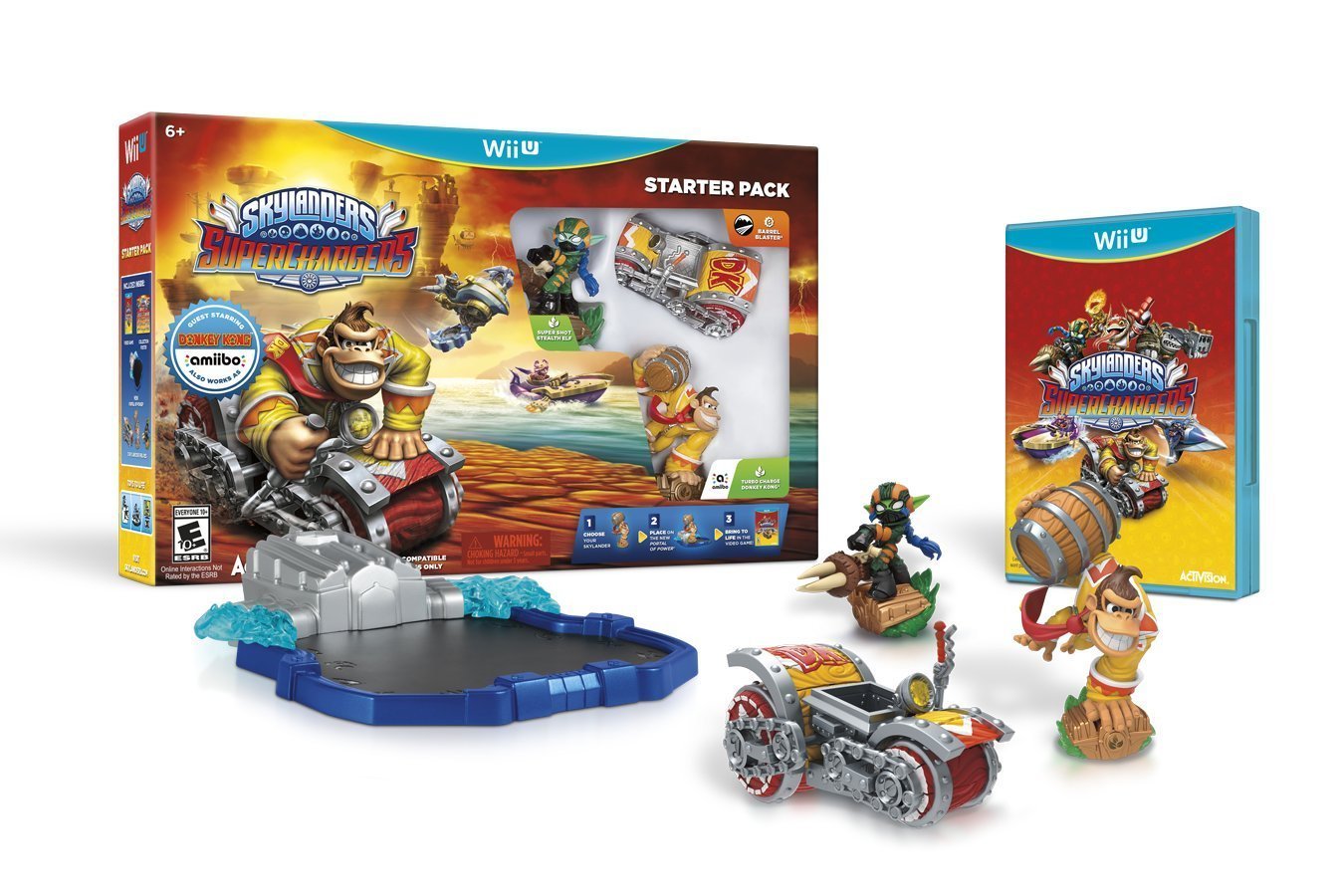 Skylanders SuperChargers Starter Pack Wii U Physical Game Disc US