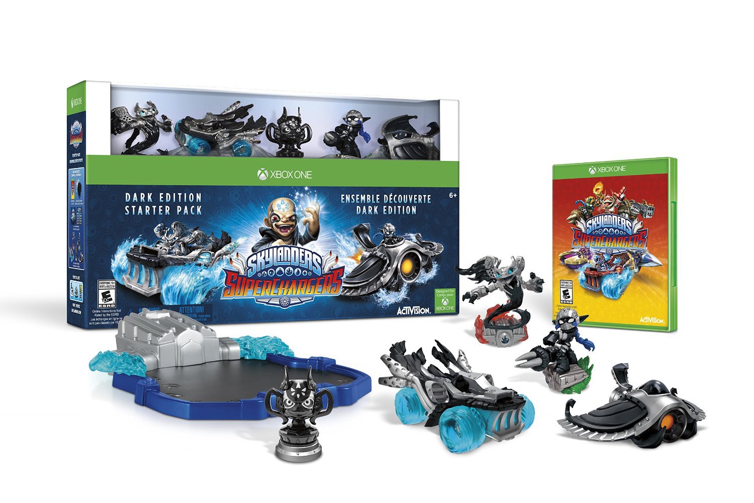 Skylanders SuperChargers Dark Edition Starter Pack Xbox One Physical Game Disc US